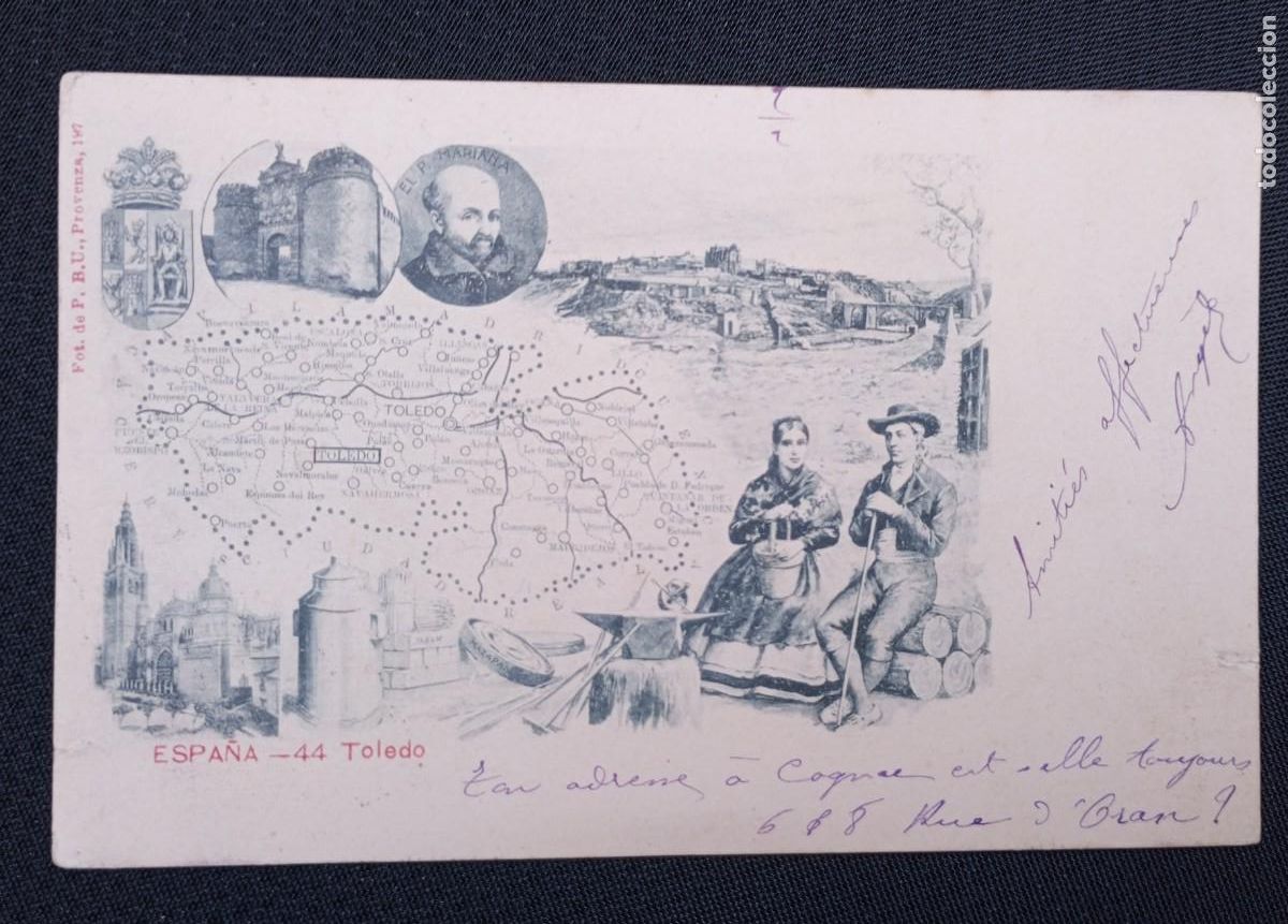Postales: POSTAL TOLEDO MAPA - Foto 1