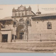 Postales: TARJETA POSTAL DE TOLEDO. HOSPITAL DE SANTA CRUZ Nº 43 LINARES FOTOGRAFO. 1900, S/C