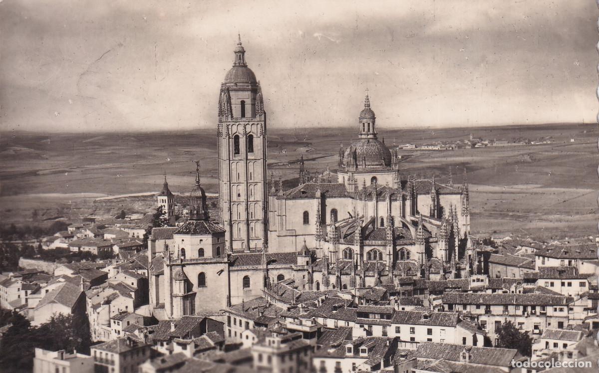 Postales: SEGOVIA AEREA LA CATEDRAL - Foto 1
