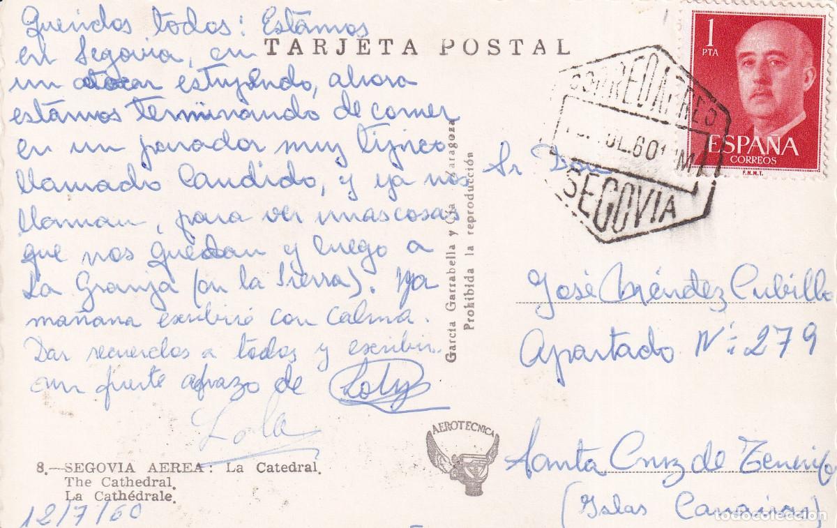Postales: SEGOVIA AEREA LA CATEDRAL - Foto 2