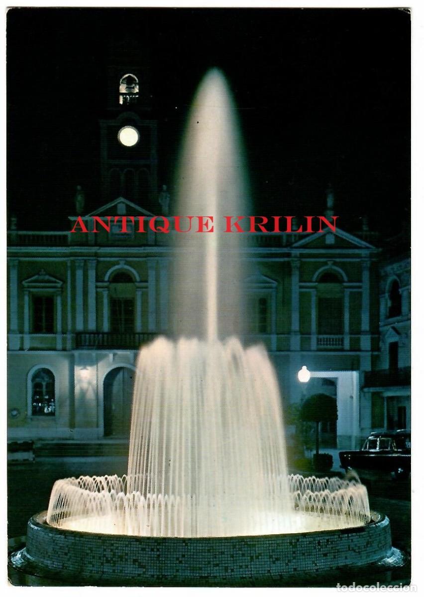 Cartes Postales: CIUDAD REAL N&ordm; 7 PLAZA DEL GENERALISIMO VISTA NOCTURNA / GARCIA GARRABELLA / SIN CIRCULAR
