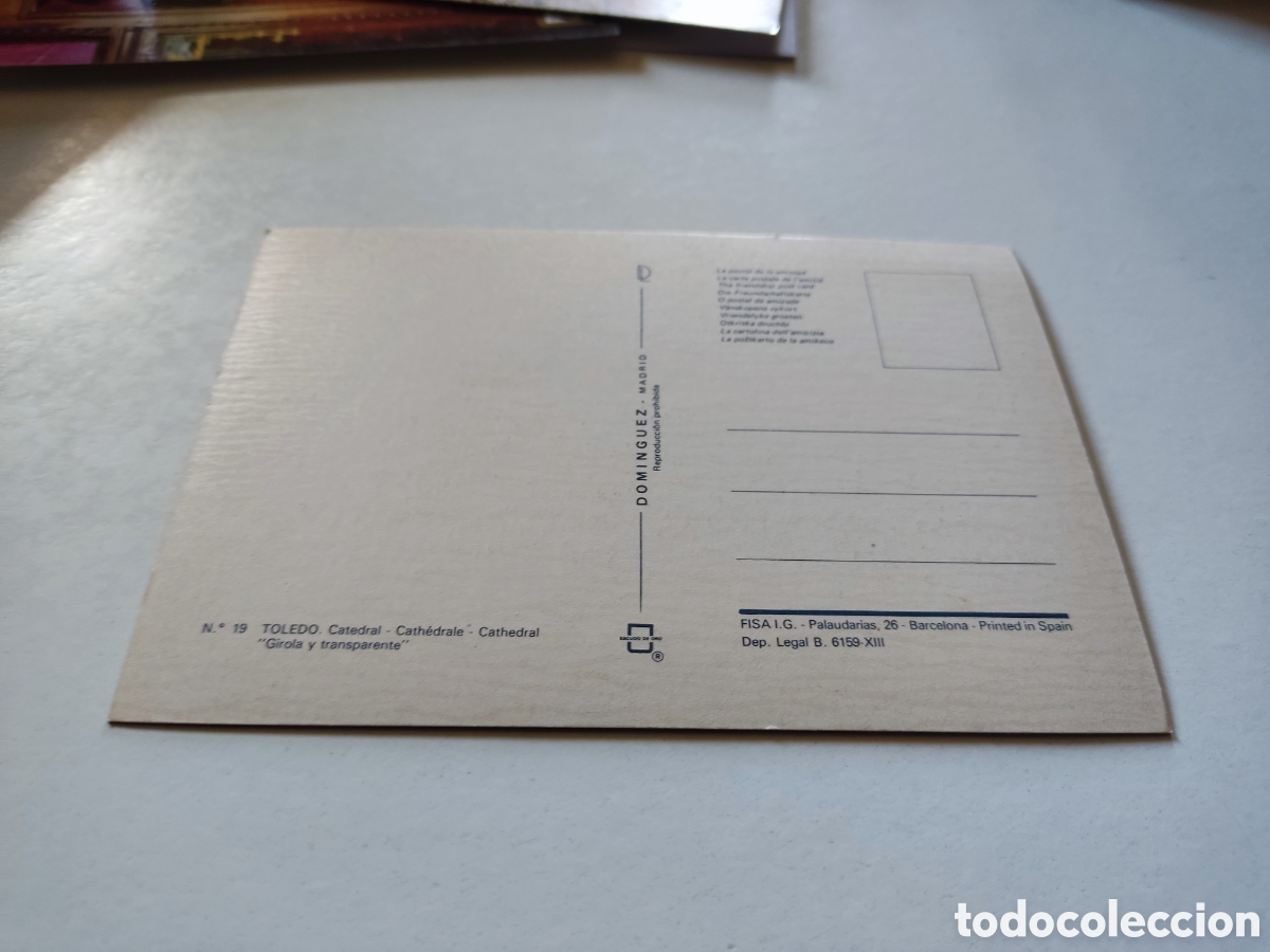 Postales: Postal Toledo catedral - Foto 2