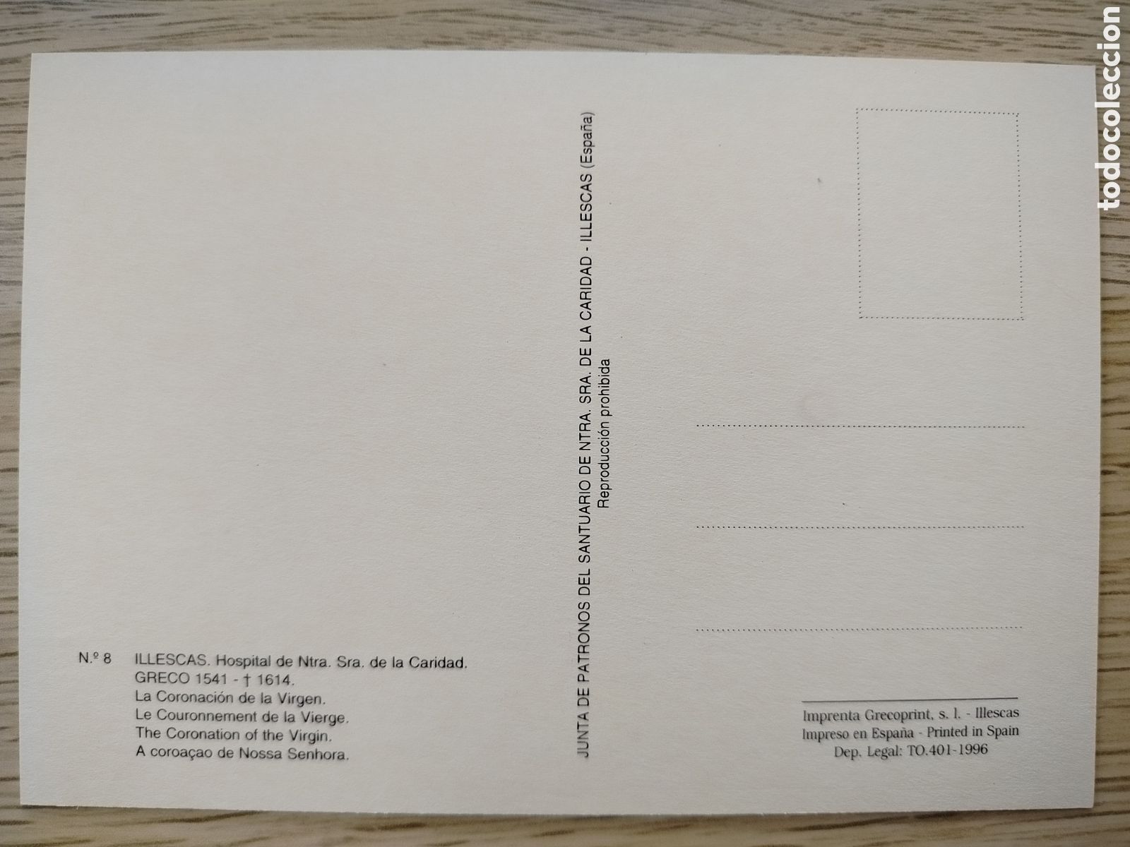 Postales: POSTAL ILLESCA -GRECO - Foto 2