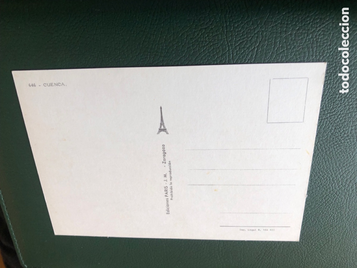 Postales: Postal 646. Cuenca. Sin circular. Ediciones Paris. ASM - Foto 2