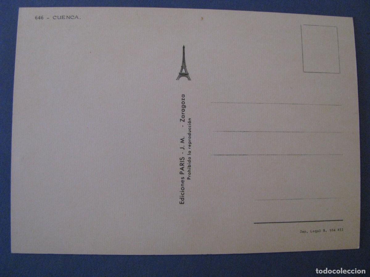Postales: POSTAL DE CUENCA. ED. PARIS. - Foto 2
