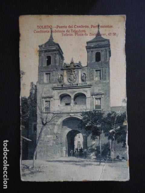 Postales: TOLEDO PUERTA DEL CAMBRON - Foto 1