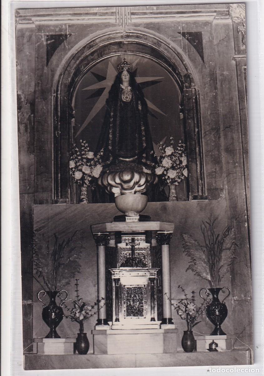 Postcards: Fotograf&iacute;a 14 x 9 cm Patrona Virgen de Montiel, interior de su Iglesia. Ciudad Real.