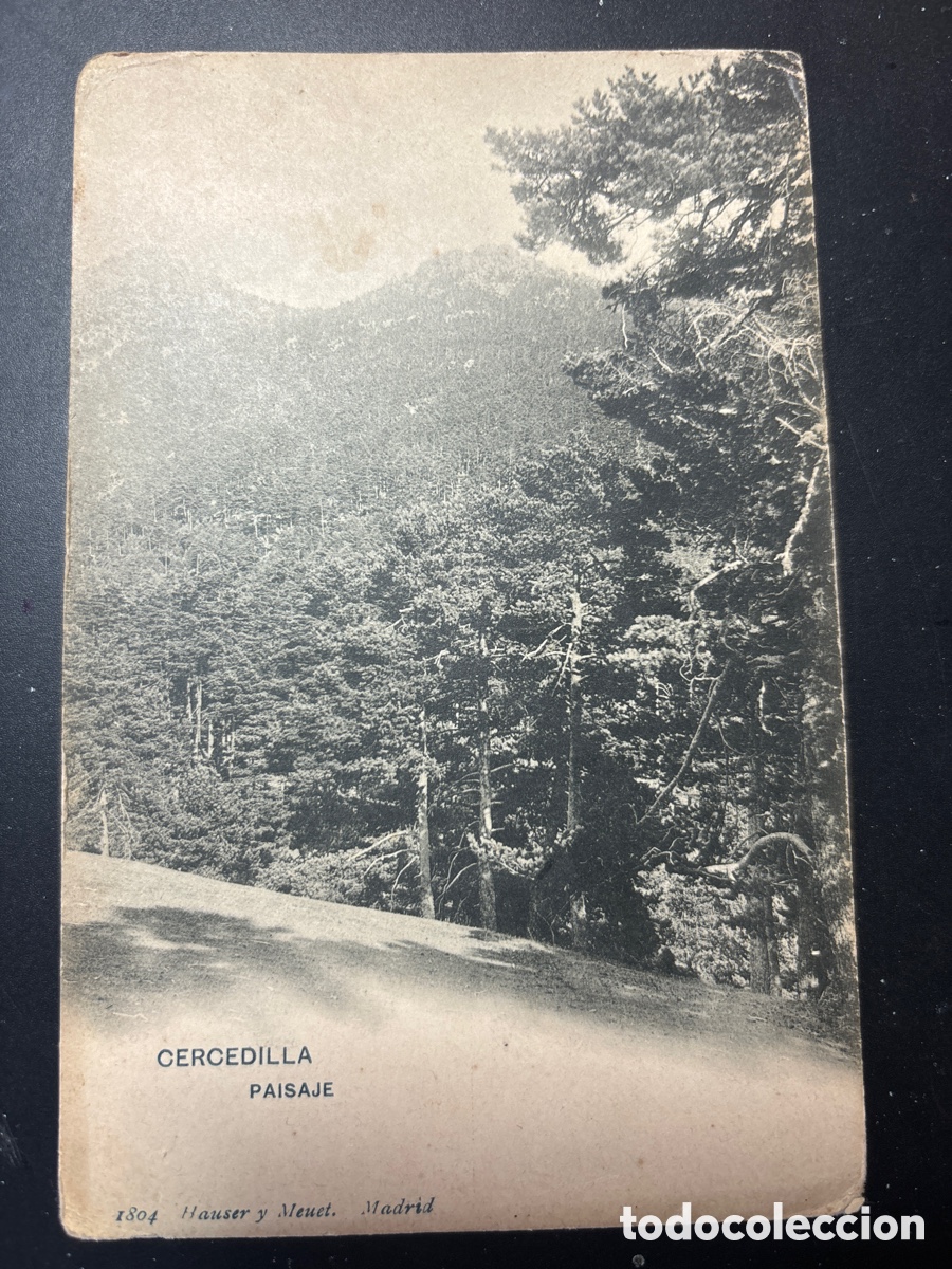 Postales: Antigua postal. Cercedilla. - Foto 2
