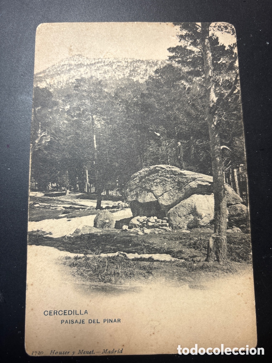 Postales: Antigua postal. Cercedilla. - Foto 2