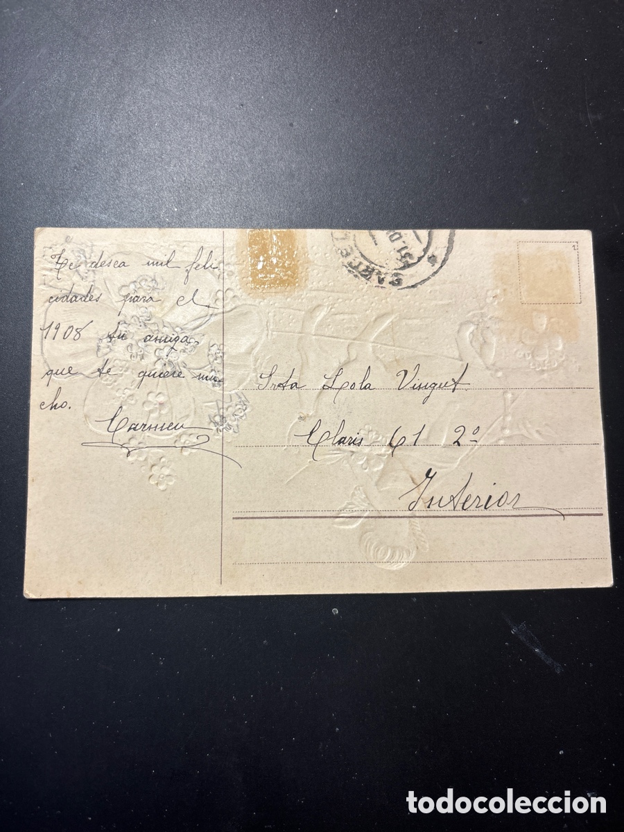 Postales: Fant&aacute;stica postal troquelado. 1905. - Foto 3