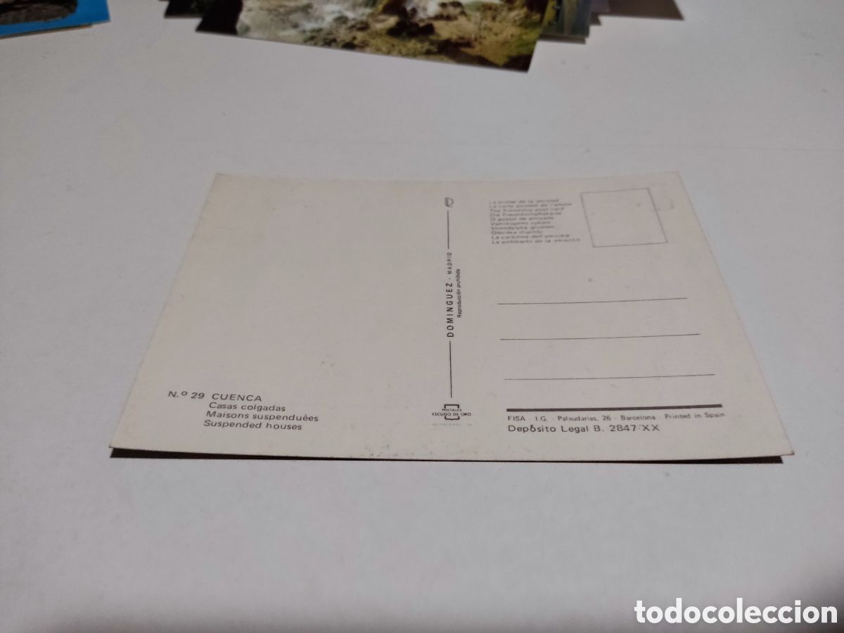 Postales: Postal Cuenca casas colgadas - Foto 2