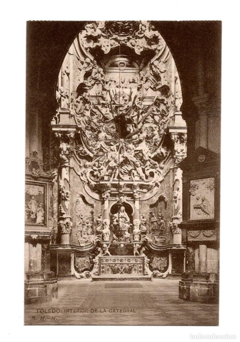 Postales: TOLEDO.- INTERIOR DE LA CATEDRAL. - Foto 1