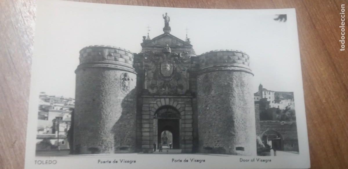 Postales: TOLEDO - PUERTA DE VISAGRA - Foto 1