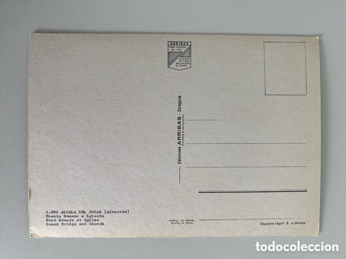 Postales: Postal Alcal&aacute; del J&uacute;car - Foto 2