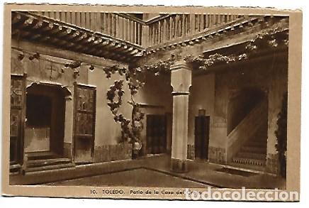 Postales: PATIO DE LA CASA DEL GRECO.- TOLEDO - Foto 1