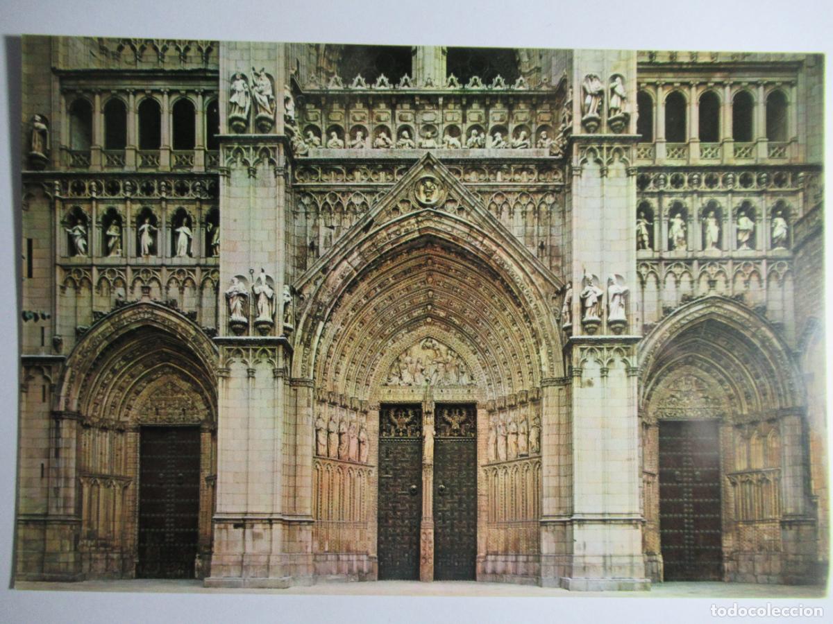 Postales: Toledo - Portada de la Catedral - Foto 1