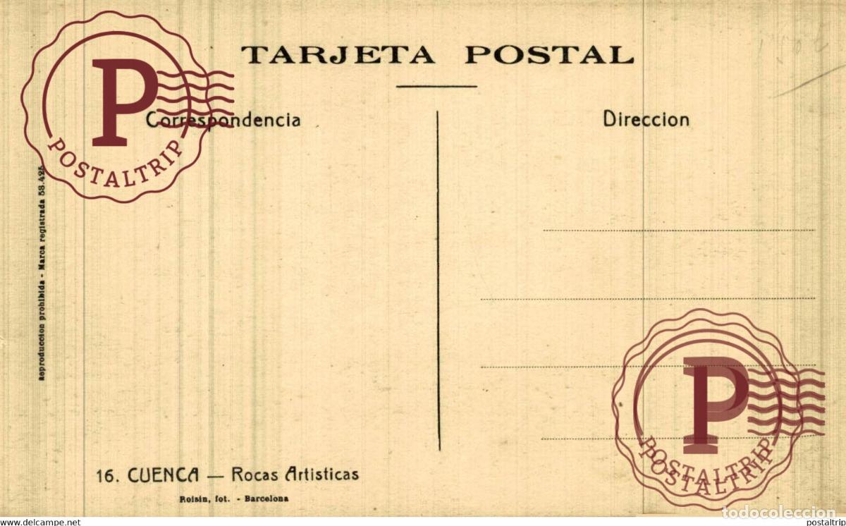 Postales: CUENCA. ROCAS ARTISTICAS. - Foto 2