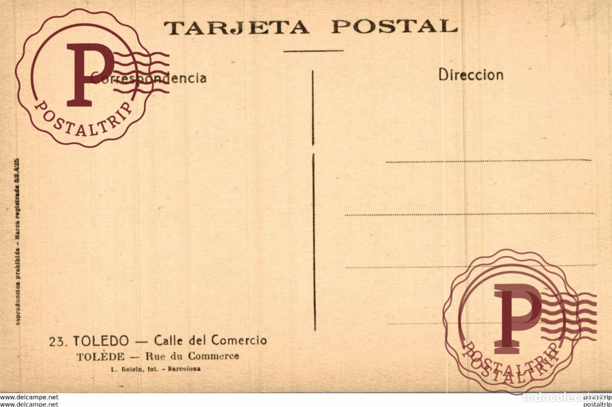 Postales: TOLEDO. CALLE DEL COMERCIO - Foto 2