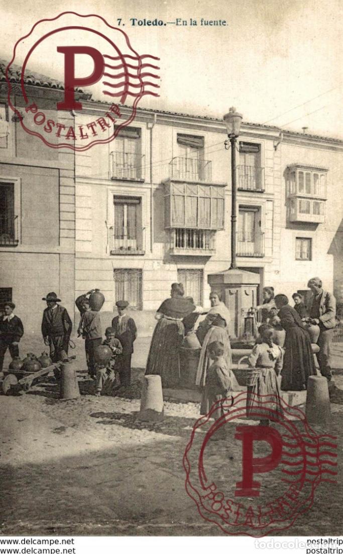 Postales: TOLEDO. EN LA FUENTE - Foto 1