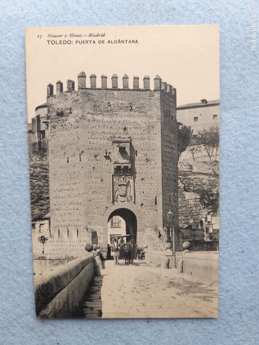 Postales: Toledo. Puerta de Alc&aacute;ntara.