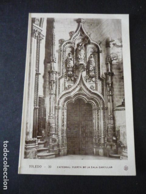 Postales: TOLEDO CATEDRAL PUERTA DE LA SALA CAPITULAR - Foto 1