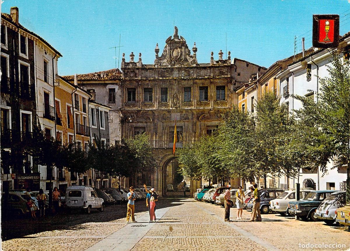 Postales: Postal de Cuenca: Plaza Mayor y Fachada del Ayuntamiento