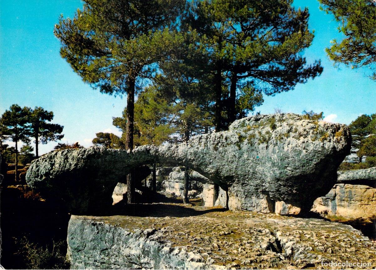 Postales: Postal de la Ciudad Encantada, Cuenca - Formaci&oacute;n Puente Romano