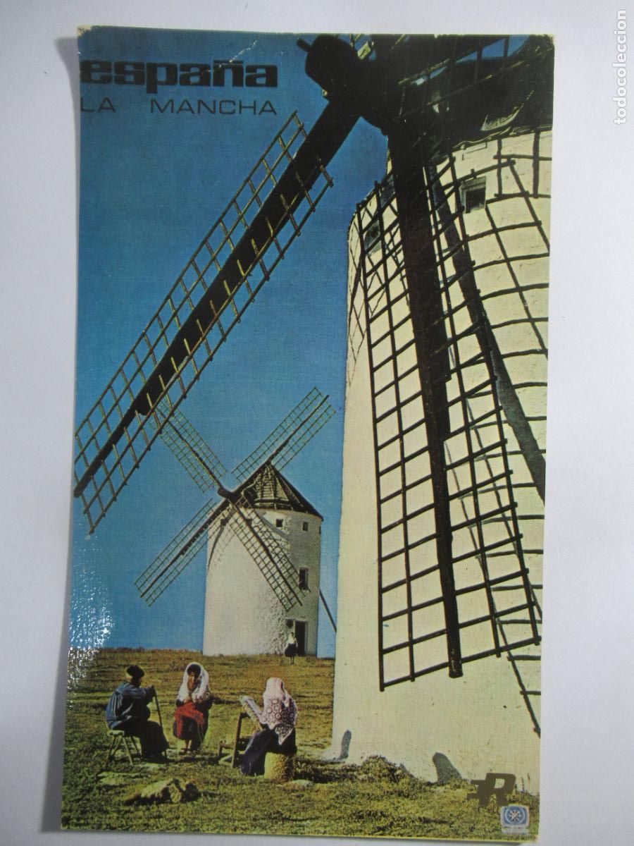 Postales: Campo de Criptana (Ciudad Real) - Molinos - 16,7 x 10 cm. - S/C