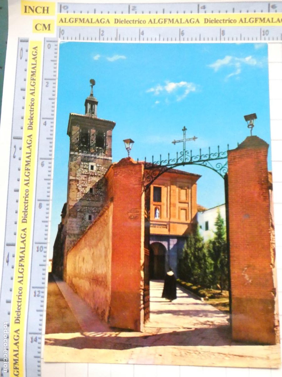 Postales: POSTAL DE TOLEDO. A&Ntilde;O 1966. OCA&Ntilde;A IGLESIA DE SANTO DOMINGO RRPP DOMINICOS 4156 RIVERA. 1676