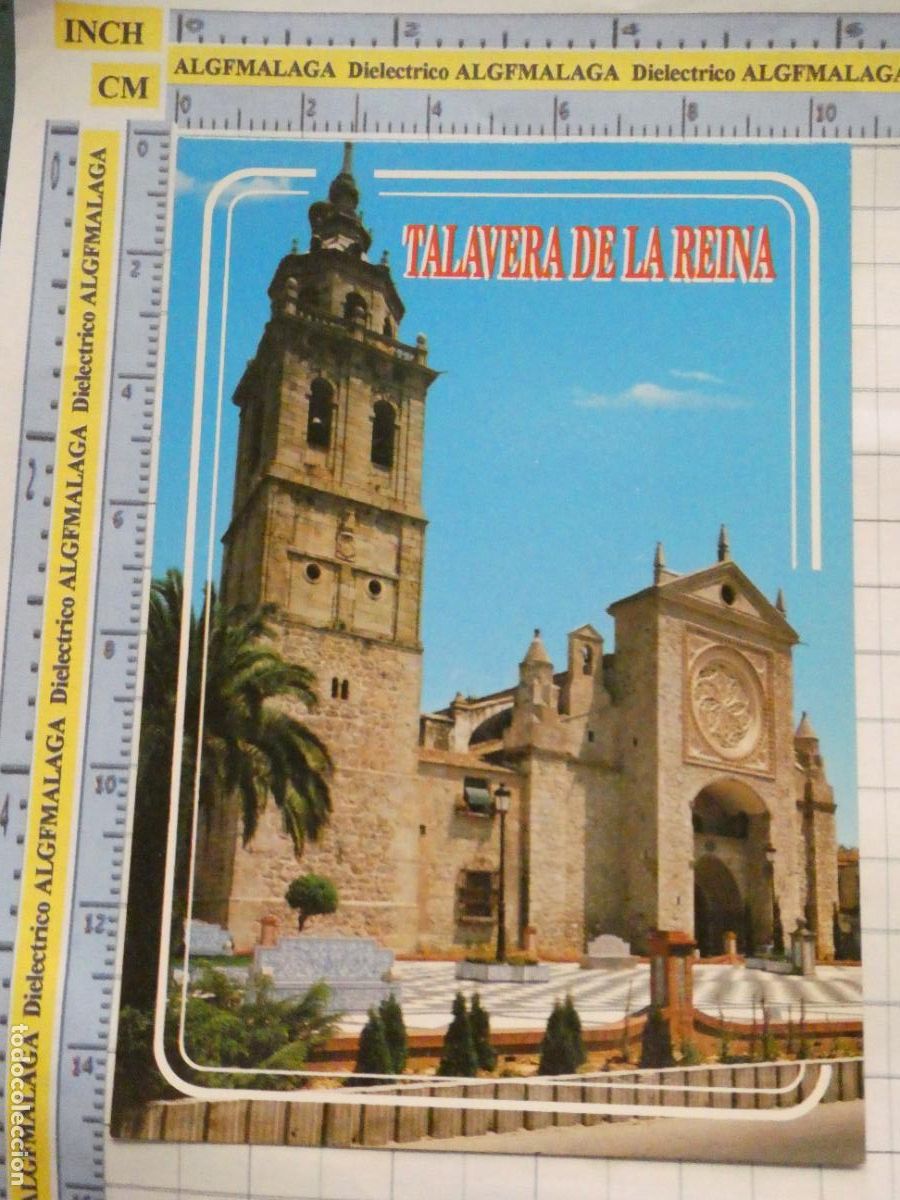 Postales: POSTAL DE TOLEDO. A&Ntilde;O 1982. TALAVERA DE LA REINA IGLESIA DE LA COLEGIAL 33 ARRIBAS. 1683