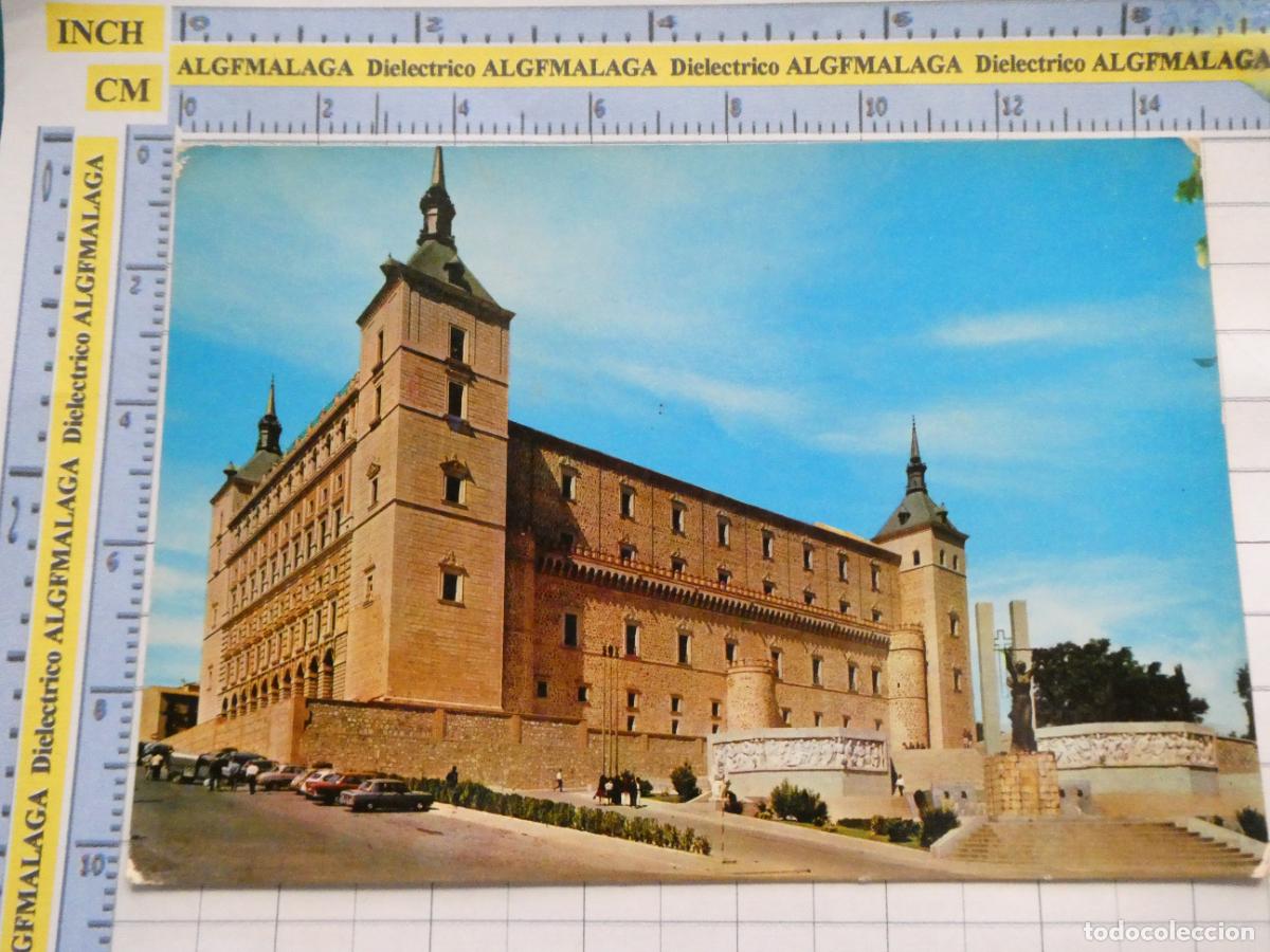 Postales: POSTAL DE TOLEDO. A&Ntilde;O 1966. VISTA GENERAL ALC&Aacute;ZAR 1307 ARRIBAS . 1687