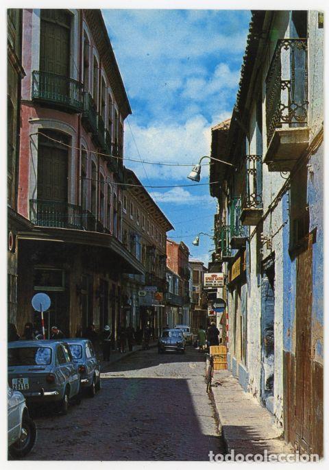 Postales: em04368 Valdepe&ntilde;as Calle Jose Antonio 1968 Fiter N&ordm;9043 circulada gordini seat 850 guardia
