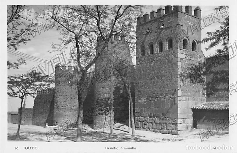 Cartes Postales: Postal de las antiguas Murallas de Toledo , a&ntilde;os 50 - Sin circular