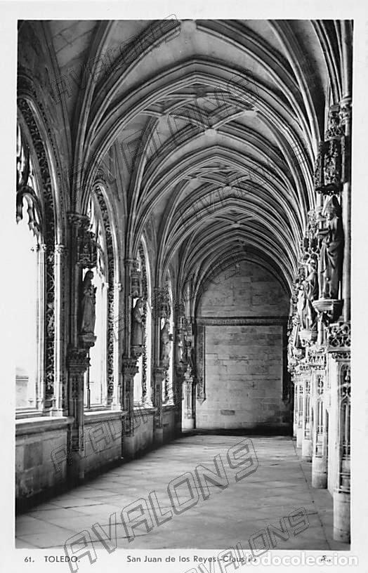 Cartes Postales: Postal de San Juan de los Reyes, el Claustro - Toledo - A&ntilde;os 50 - Sin circular