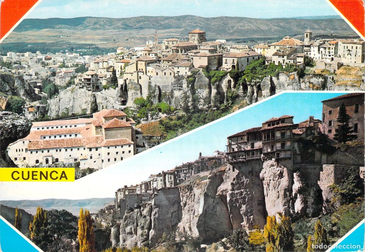 Postales: Postal de Cuenca, Casas Colgadas y Hoz del Hu&eacute;car
