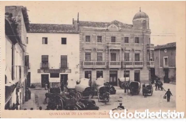 Postales: QUINTANAR DE LA ORDEN (TOLEDO) - PLAZA DE MIGUEL ECHEGARAY - MATEU S.A