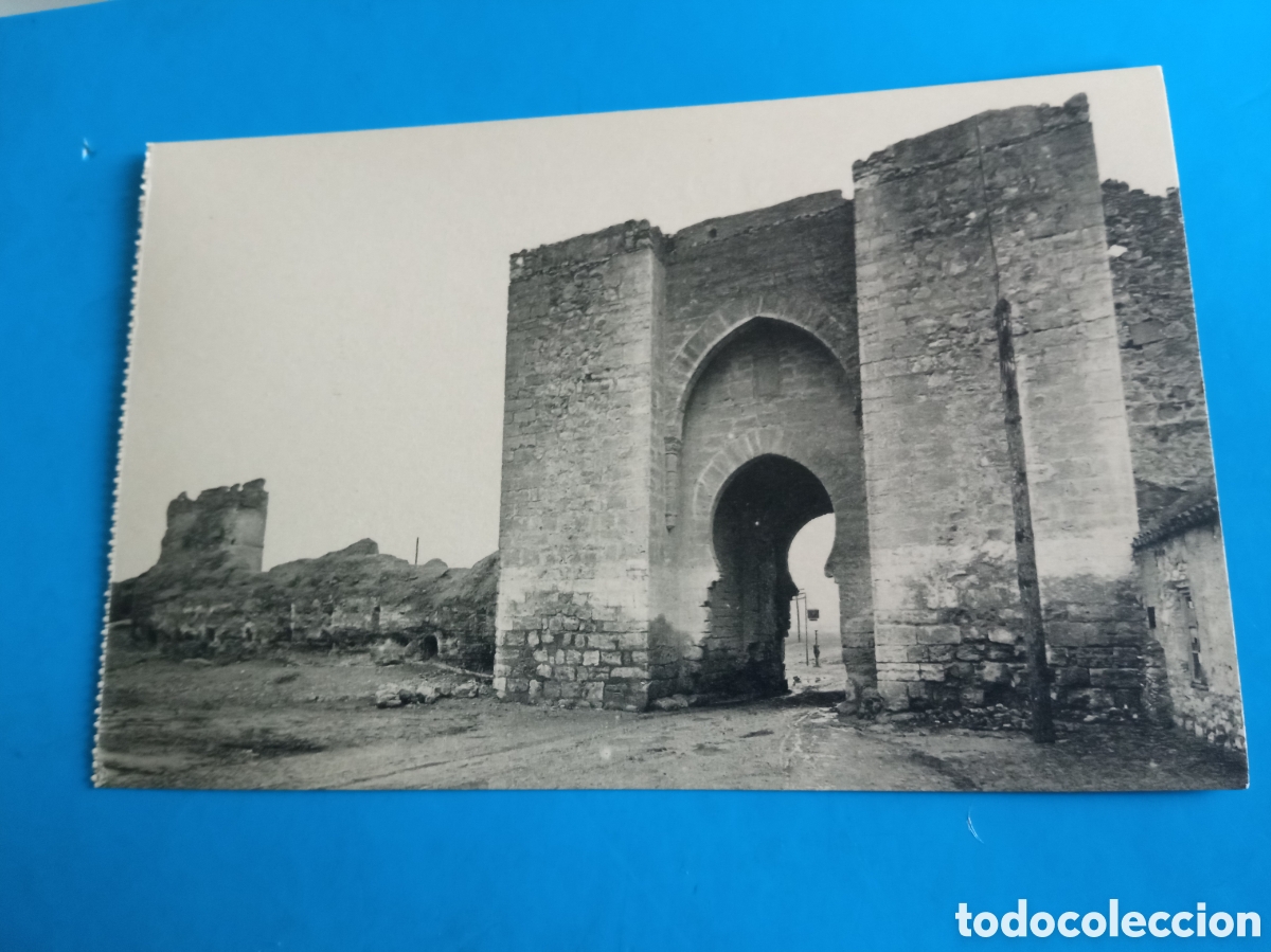 Postales: Antigua postal fotogr&aacute;fica, Ciudad Real, Puerta de Toledo, Foto Roisin