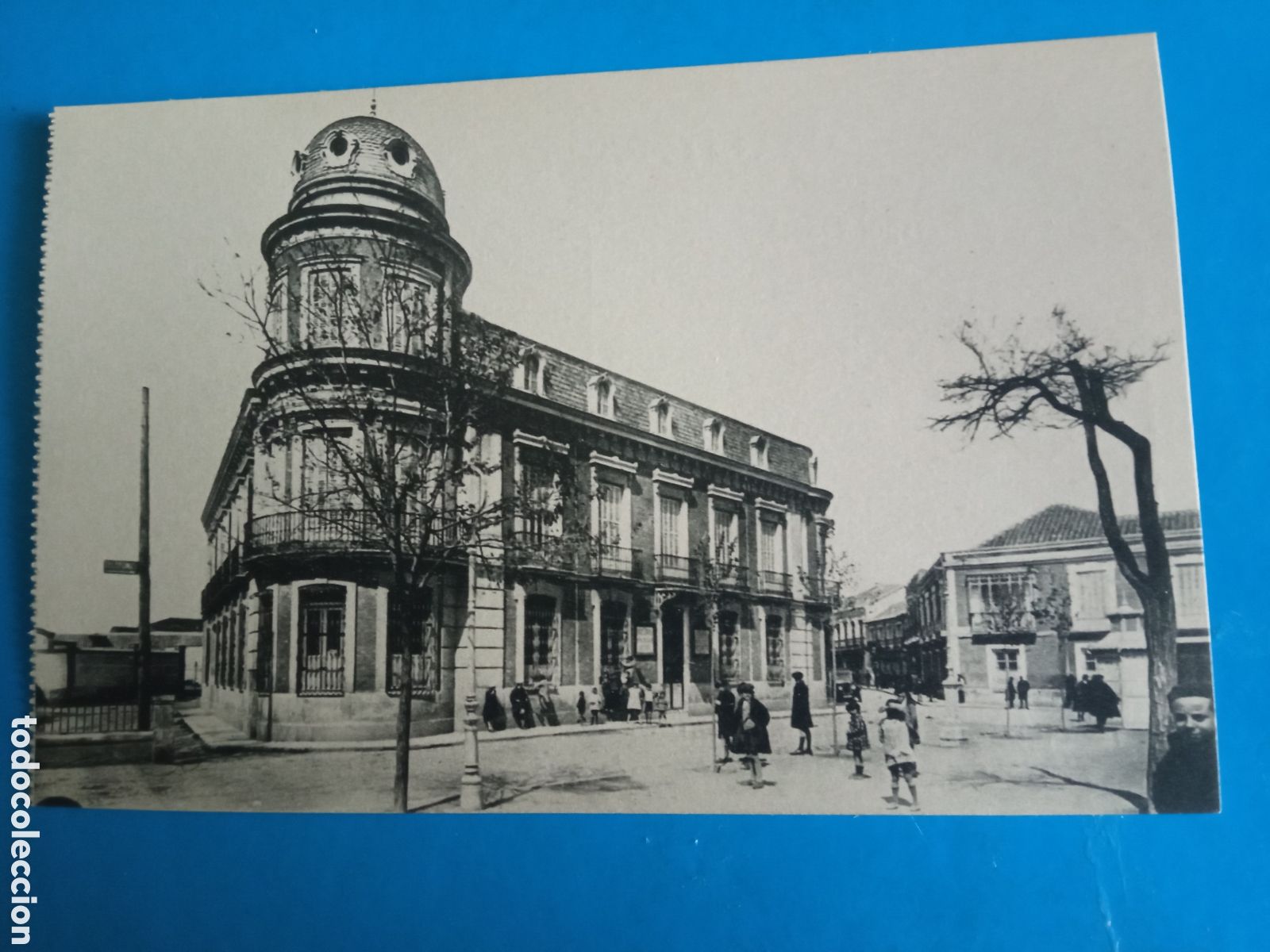 Postales: Antigua postal fotogr&aacute;fica, Ciudad Real, Banco Central, Foto Roisin