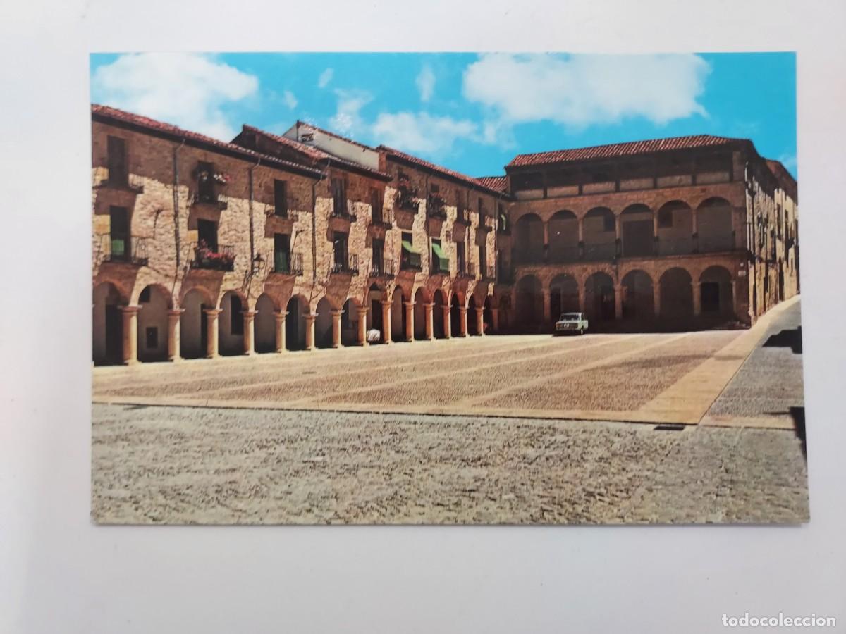 Cartes Postales: POSTAL SIG&Uuml;ENZA PLAZA MAYOR. 1970. SIN CIRCULAR. GUADALAJARA. VACAS