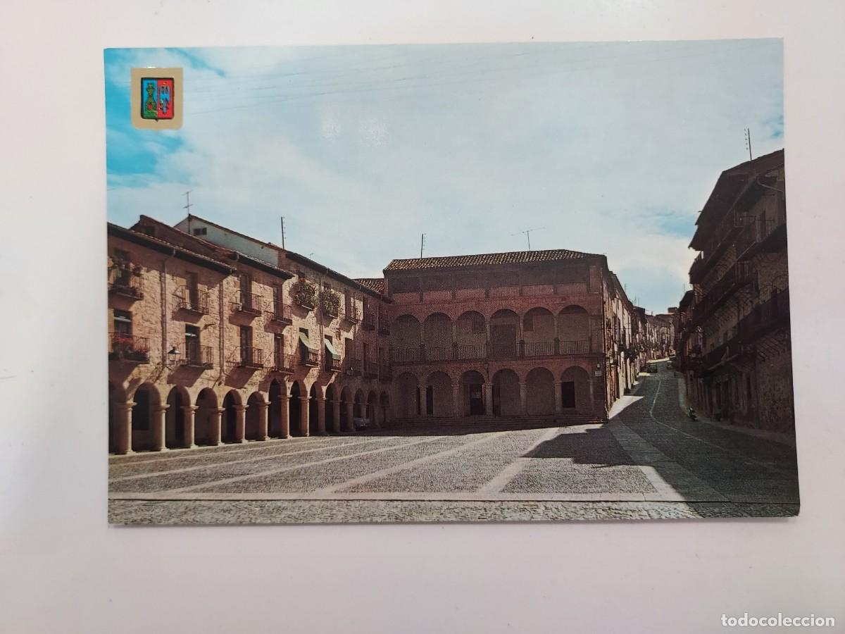 Cartes Postales: POSTAL SIG&Uuml;ENZA PLAZA MAYOR Y CALLE. 1971. SIN CIRCULAR. GUADALAJARA. RELA&Ntilde;O. ESCUDO