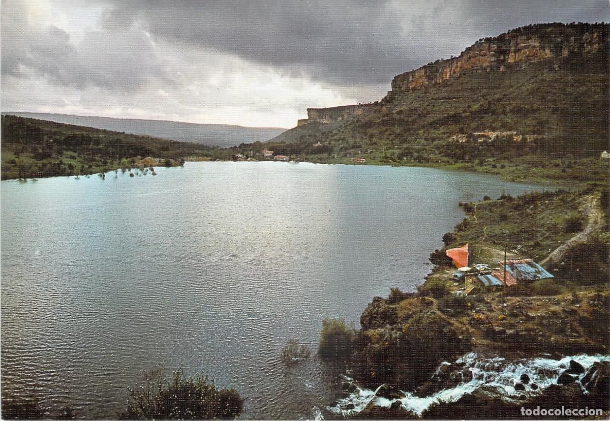 Postales: Postal Cuenca Embalse de la Toba y La Muela al Fondo