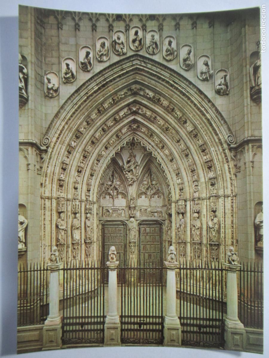 Postales: Toledo - Catedral. Puerta de los Leones - S/C
