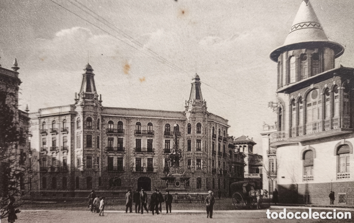 Postales: ALBACETE PLAZA CANALEJAS POSTAL FOTOTIPIA C. 1920