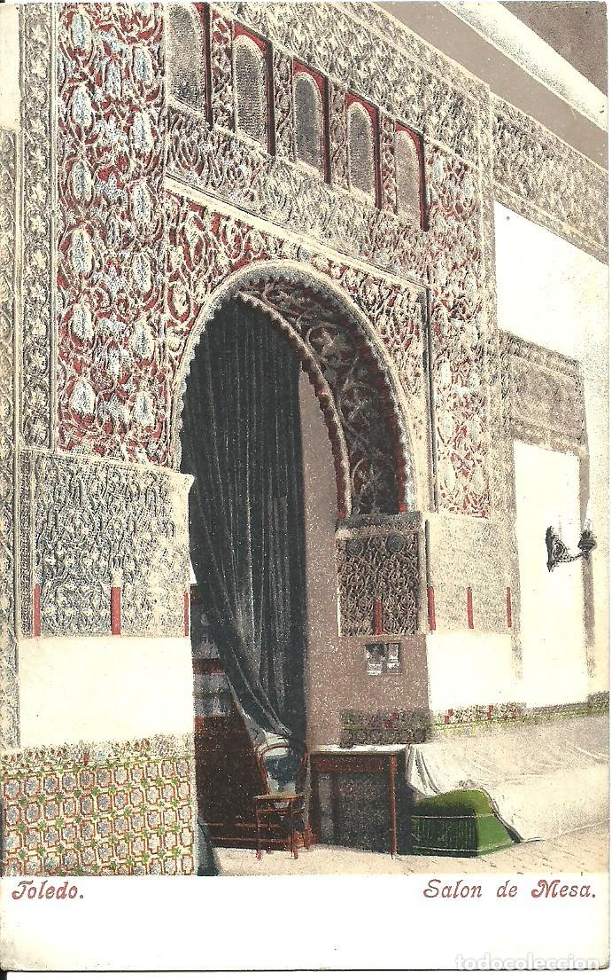 Postales: Toledo - Salon de Mesa - Ed. Purger & Co