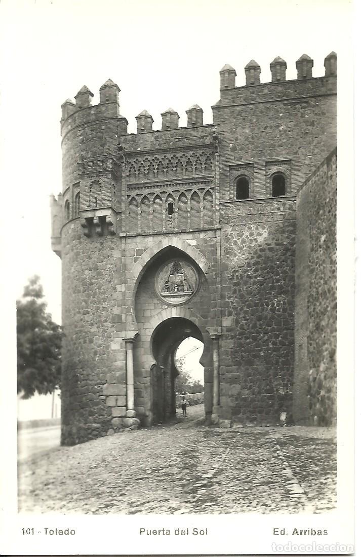 Postales: Toledo - Puerta del Sol - Ed. Arribas