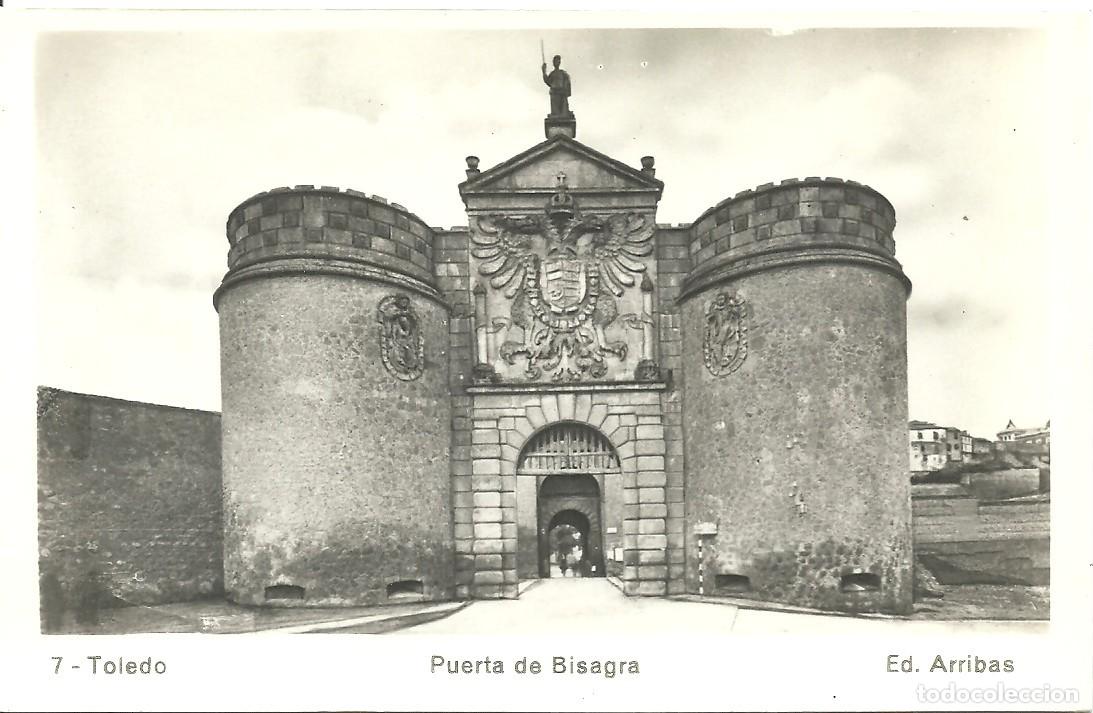 Postales: Toledo - Puerta de Bisagra - Ed. Arribas