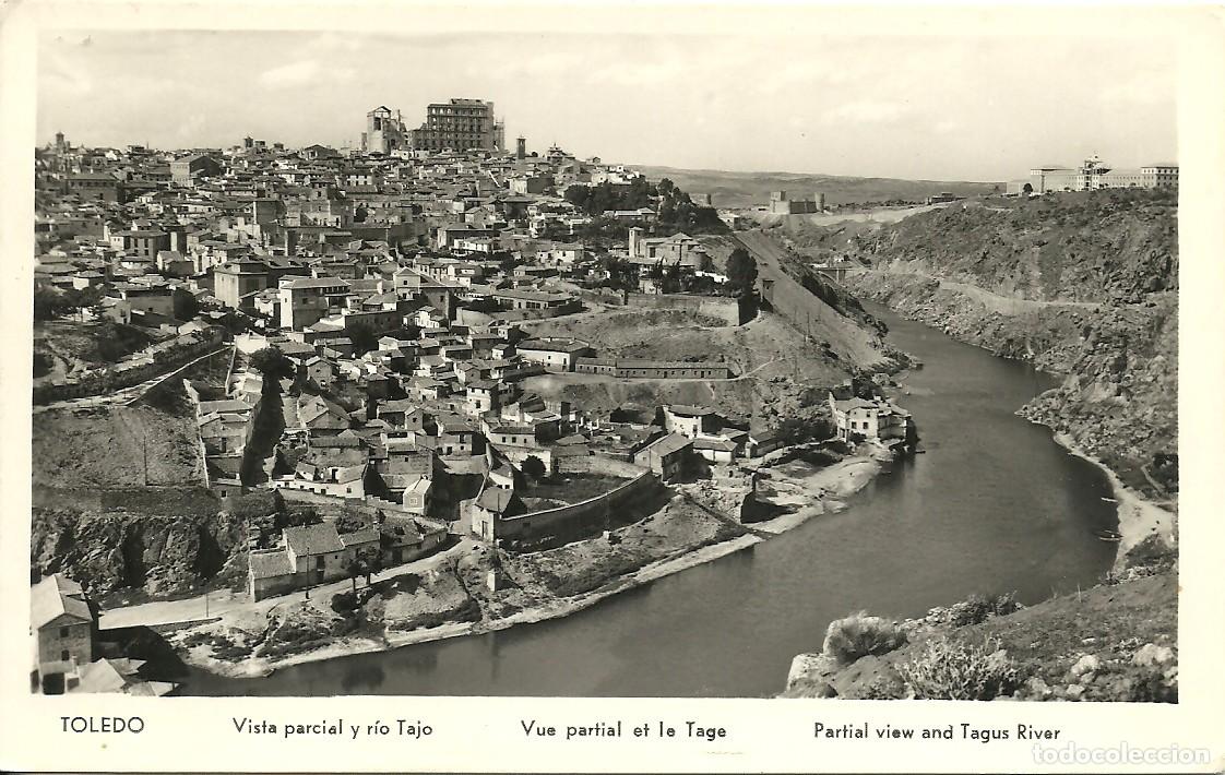 Postales: Toledo - Vista Parcial y Rio Tajo - Ed. Manipel