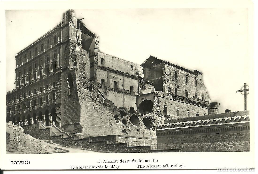Cartoline: Toledo - El Alcazar despu&eacute;s del Assedio - Ed. Manipel