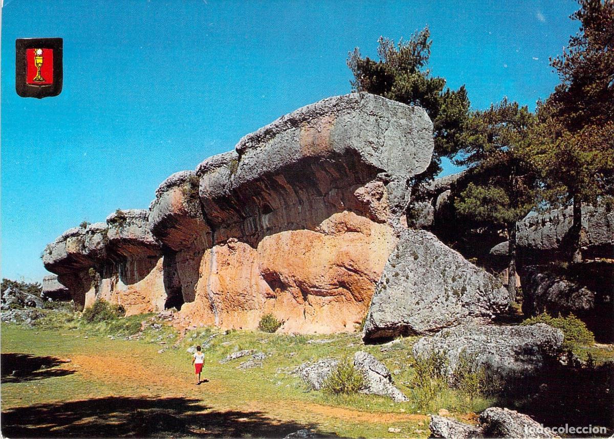 Postales: Postal de la Ciudad Encantada en Cuenca, formaci&oacute;n El Barco