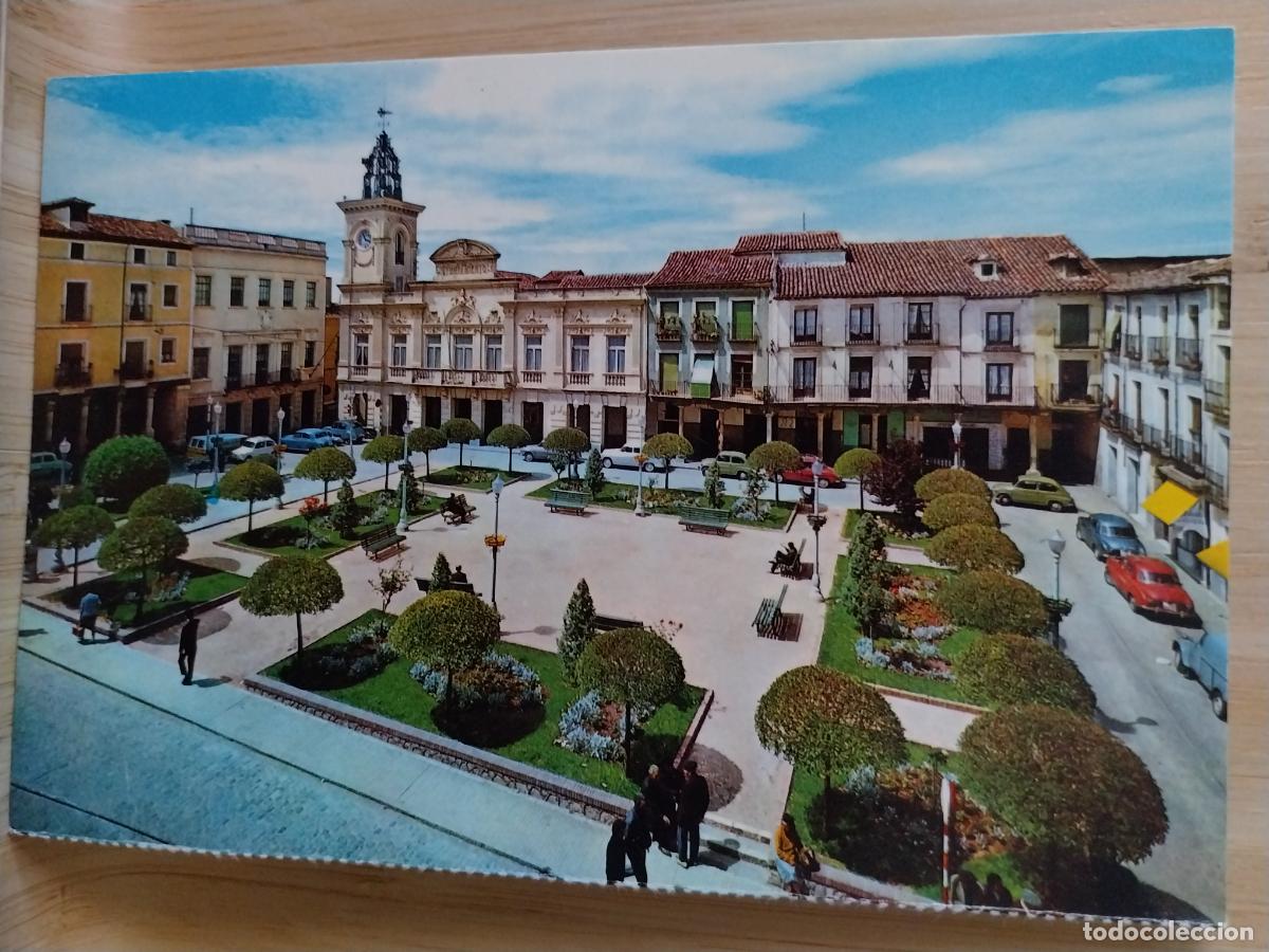 Postales: GUADALAJARA PLAZA JOSE ANTONIO Y AYUNTAMIENTO ED FARDI 135 ESCRITA 1972 ANIMADA